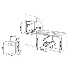 Духовка газовая  GEFEST ДГЭ 601-01 А черный