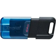 Карта USB3.2 64 GB Kingston DataTraveler 80 M Type-C DT80M 64GB черный