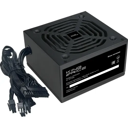 Блок питания KingPrice ATX KPPSU550 (20+4pin) 120mm fan 4xSATA RTL