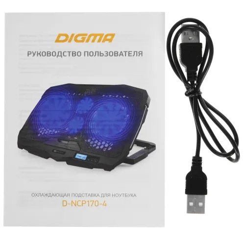 Подставка для ноутбука Digma D-NCP170-4
