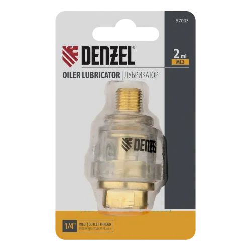 Лубрикатор DENZEL ML2, 10 бар, 1/4"(57003)