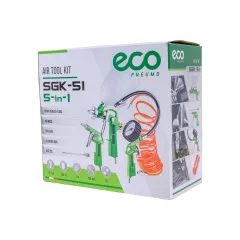 Набор пневмоинструмента ECO SGK-51 (5 предметов)