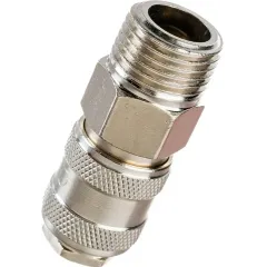 Адаптер пневмо ECO быстросъем. МАМА х нар. резьба 1/2" (сталь) (AS-F/MT12)
