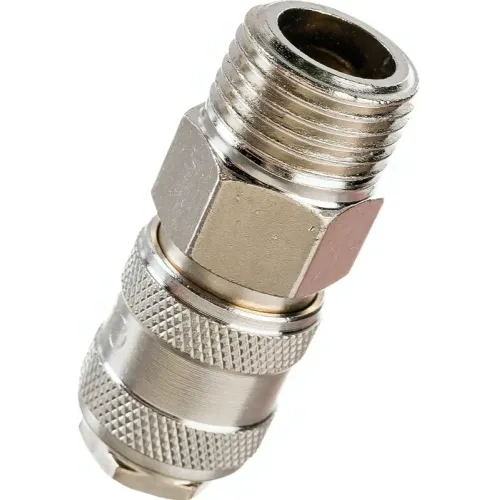 Адаптер пневмо ECO быстросъем. МАМА х нар. резьба 1/2" (сталь) (AS-F/MT12)