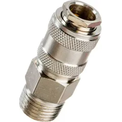 Адаптер пневмо ECO быстросъем. МАМА х нар. резьба 1/2" (сталь) (AS-F/MT12)