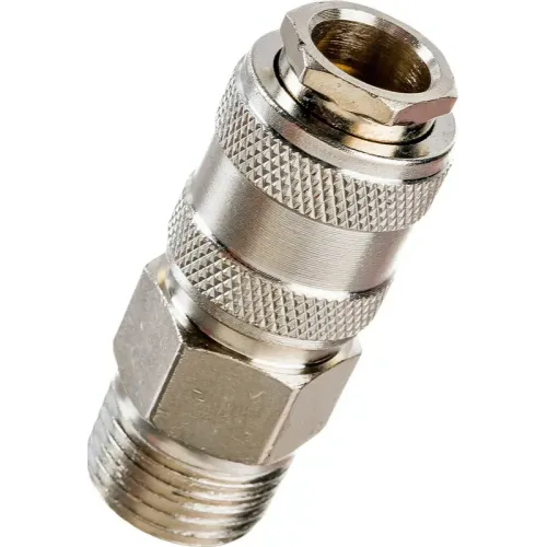 Адаптер пневмо ECO быстросъем. МАМА х нар. резьба 1/2" (сталь) (AS-F/MT12)