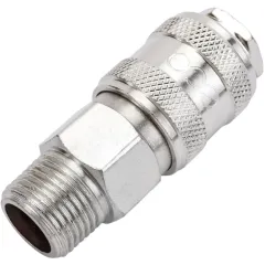 Адаптер пневмо ECO быстросъем. МАМА х нар. резьба 3/8" (сталь) (AS-F/MT38)