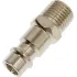 Адаптер пневмо ECO быстросъем. ПАПА х нар. резьба 1/4" (сталь) (AS-M/MT14)