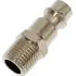 Адаптер пневмо ECO быстросъем. ПАПА х нар. резьба 1/4" (сталь) (AS-M/MT14)
