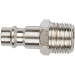 Адаптер пневмо ECO быстросъем. ПАПА х нар. резьба 3/8" (сталь) (AS-M/MT38)
