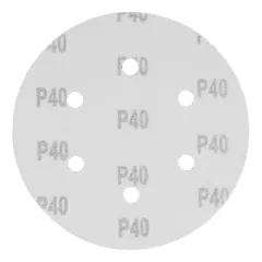 Круг шлиф. MATRIX перф. 150мм, P 40, 5 шт (73836)