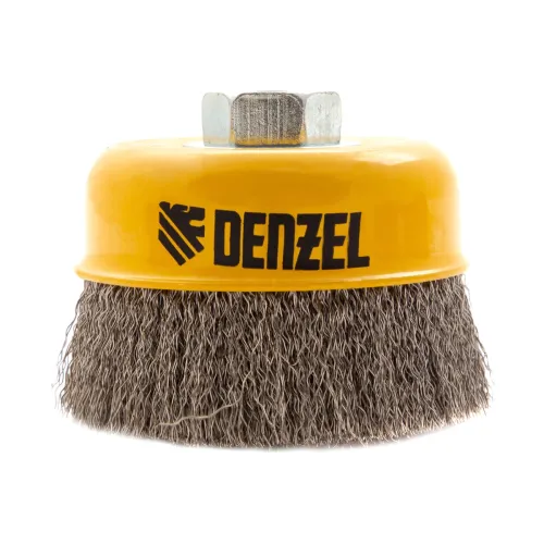 Щетка для УШМ DENZEL 100 мм, М14, чашка (746053)   