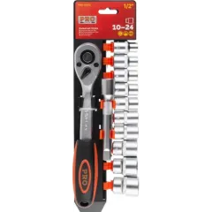 Набор головок STARTUL PRO 12 пр. 1/2" 10-24мм (PRO-41412)