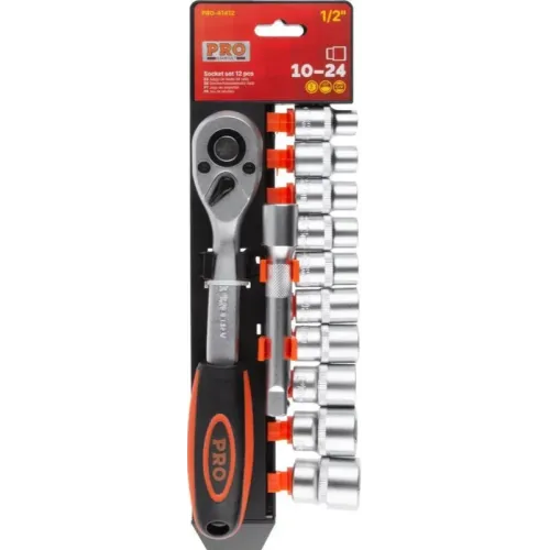 Набор головок STARTUL PRO 12 пр. 1/2" 10-24мм (PRO-41412)