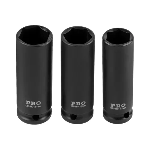 Набор головок STARTUL PRO 3 пр. 1/2" 17,19,21мм (PRO-34003)