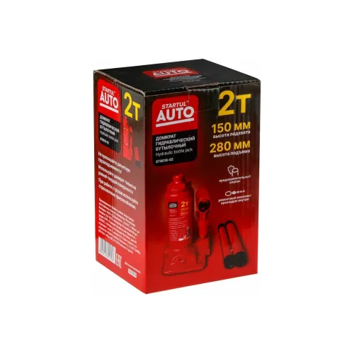 Домкрат бутылочный STARTUL AUTO 2т, 150-280 мм (ST8018-02)
