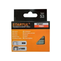 Скобы для степлера STARTUL PROFI тип 53, 10 мм 1000 шт каленые (ST4507-10)