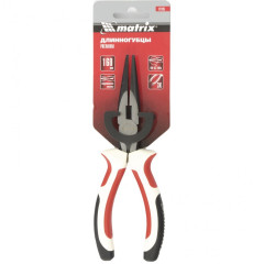 Длинногубцы MATRIX Premium 160 мм прямые (17185)