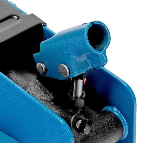 Домкрат подкатной STELS 2,5т с фиксатором, 140-385 мм, SAFETY PIN (51152)