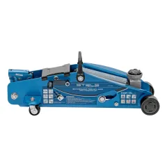 Домкрат подкатной STELS 2,5т с фиксатором, 140-385 мм, SAFETY PIN (51152)