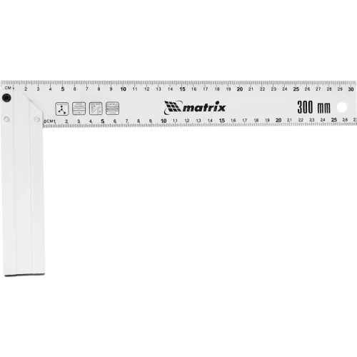 Угольник MATRIX алюминиевый литой 300 мм (32472)