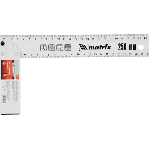 Угольник MATRIX алюминиевый литой 250 мм (32471)