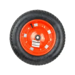 Колесо для тачки ECO 3.25-8" пневм.внут. диам. 16мм, ось 90мм (WB-P204)