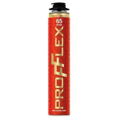 Пена монтажная PROFFLEX ПРОФ-65л 850мл Red Плюс (182285)