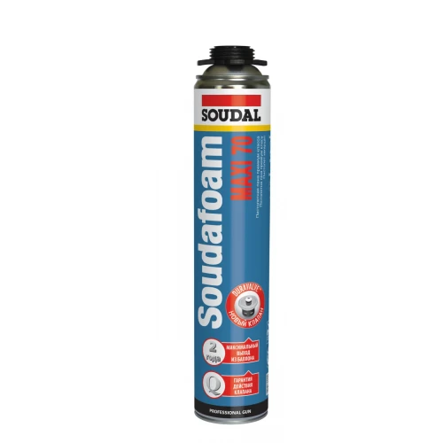 Пена монтажная SOUDAL MAXI 70 ПРОФ 870мл (111361)