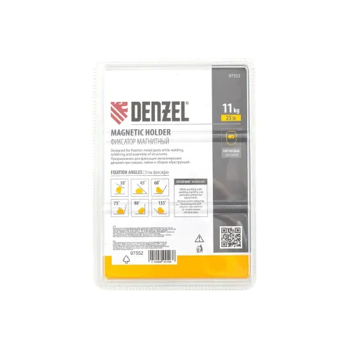 Держатель магнитный DENZEL усилие 25LB (97552)