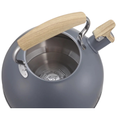 Чайник со свистком ASTIX SWK-260BG, серый, 2,7 л.