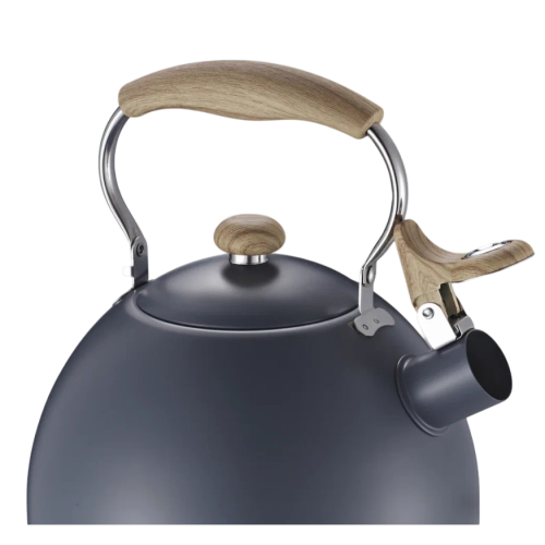 Чайник со свистком ASTIX SWK-260BG, серый, 2,7 л.