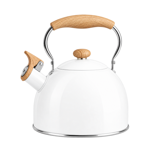 Чайник со свистком ASTIX SWK-270BW, белый, 2,5 л.