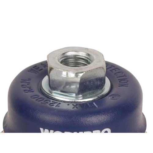 Щетка для УШМ WORKPRO 125мм М14 чашка простая (WP407026)