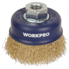 Щетка для УШМ WORKPRO 125мм М14 чашка простая (WP407026)