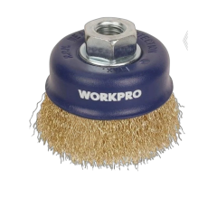 Щетка для УШМ WORKPRO 75мм М14 чашка простая (WP407022)