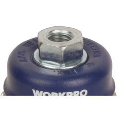 Щетка для УШМ WORKPRO 75мм М14 чашка простая (WP407022)