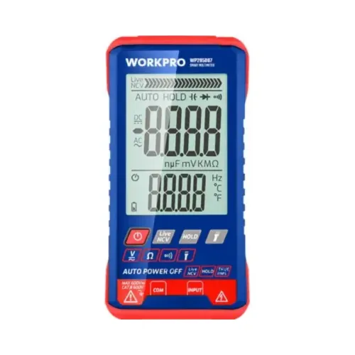 Мультиметр цифровой WORKPRO (WP295007)
