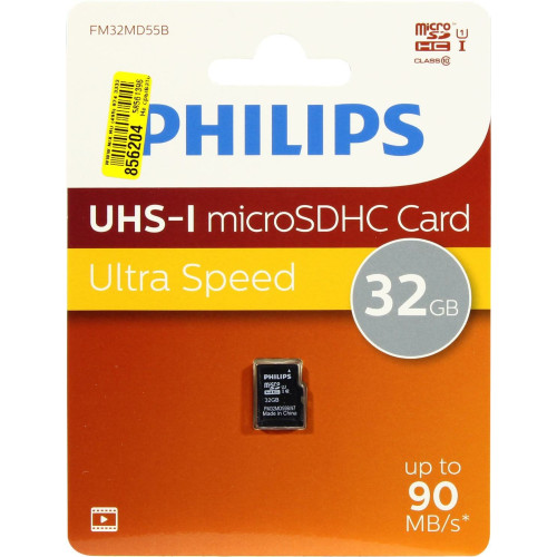 Карта micro-SD 32 GB PHILIPS FM32MD55B/97