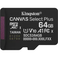Карта micro-SD 64 GB Kingston SDCS3/64GBSP SDCS3/128GBSP