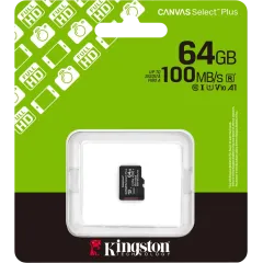 Карта micro-SD 64 GB Kingston SDCS3/64GBSP SDCS3/128GBSP