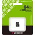 Карта micro-SD 64 GB Kingston SDCS3/64GBSP SDCS3/128GBSP