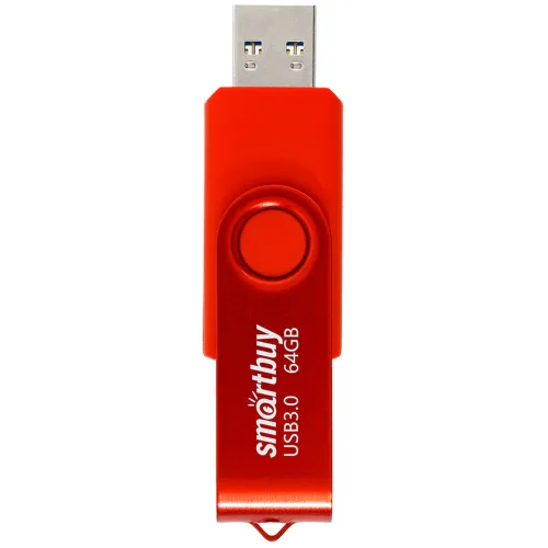 Карта USB3.0 64 GB SMARTBUY SB064GB3TWR Twist Red красный