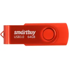 Карта USB3.0 64 GB SMARTBUY SB064GB3TWR Twist Red красный