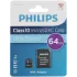 Карта micro-SD 64 GB PHILIPS FM64MA4513197