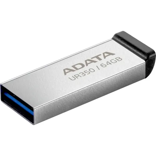 Карта USB3.2 64 GB A-DATA UR350 UR350-64G-RSR/BK металл/черный 