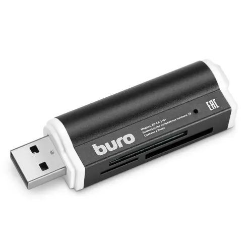Карт-ридер Buro BU-CR-3101 черный