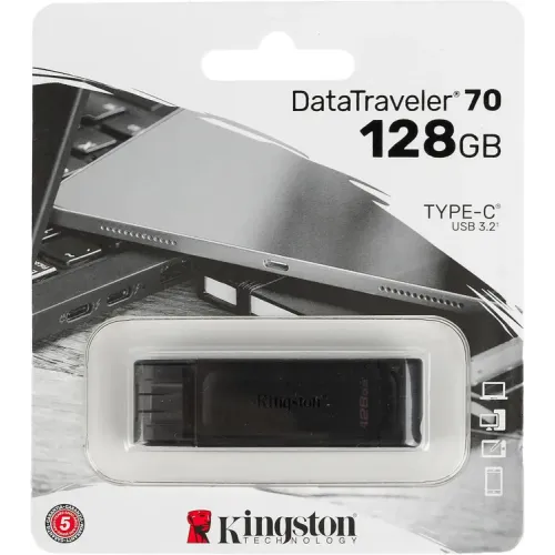 Карта USB3.2 128 GB Kingston DataTraveler DT70/128GB