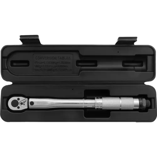 Ключ динамометрический STELS, 5-24 Нм, 1/4", CrV, хромир. (14158)