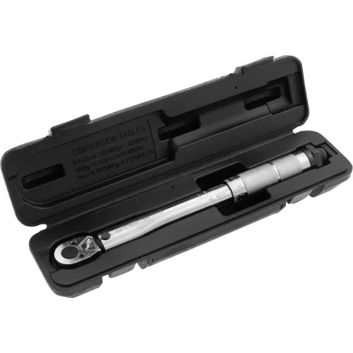 Ключ динамометрический STELS, 5-24 Нм, 1/4", CrV, хромир. (14158)